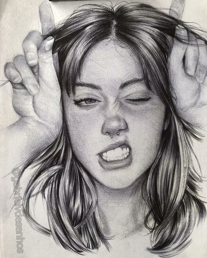 40 Times Gabriel Vinícius Proved A Simple Pen Can Create Stunningly Realistic Art