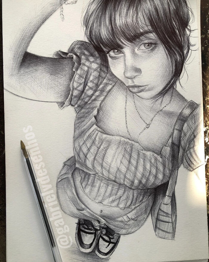 40 Times Gabriel Vinícius Proved A Simple Pen Can Create Stunningly Realistic Art