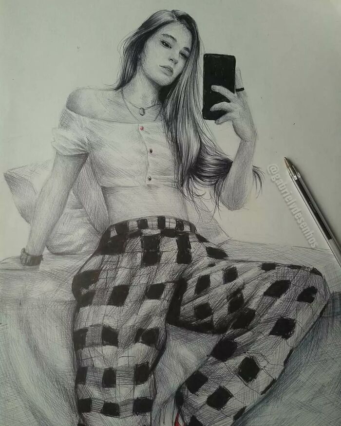 40 Times Gabriel Vinícius Proved A Simple Pen Can Create Stunningly Realistic Art