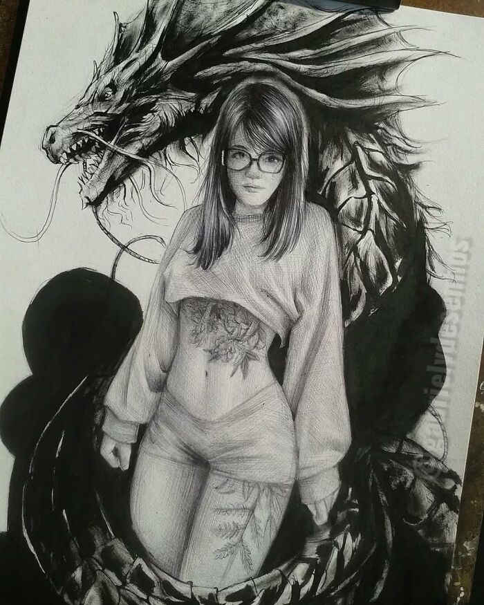 40 Times Gabriel Vinícius Proved A Simple Pen Can Create Stunningly Realistic Art