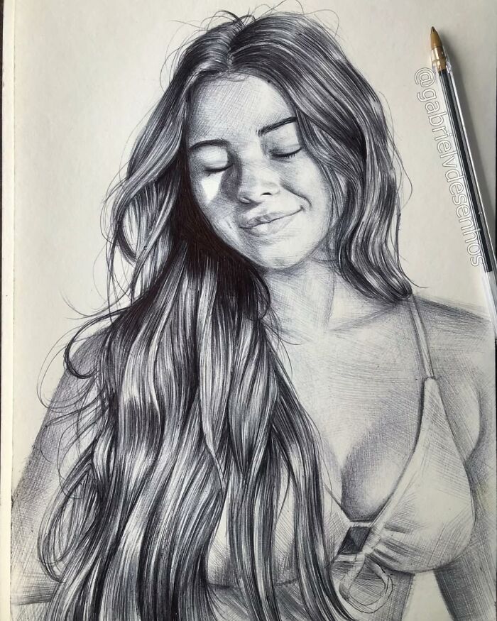 40 Times Gabriel Vinícius Proved A Simple Pen Can Create Stunningly Realistic Art
