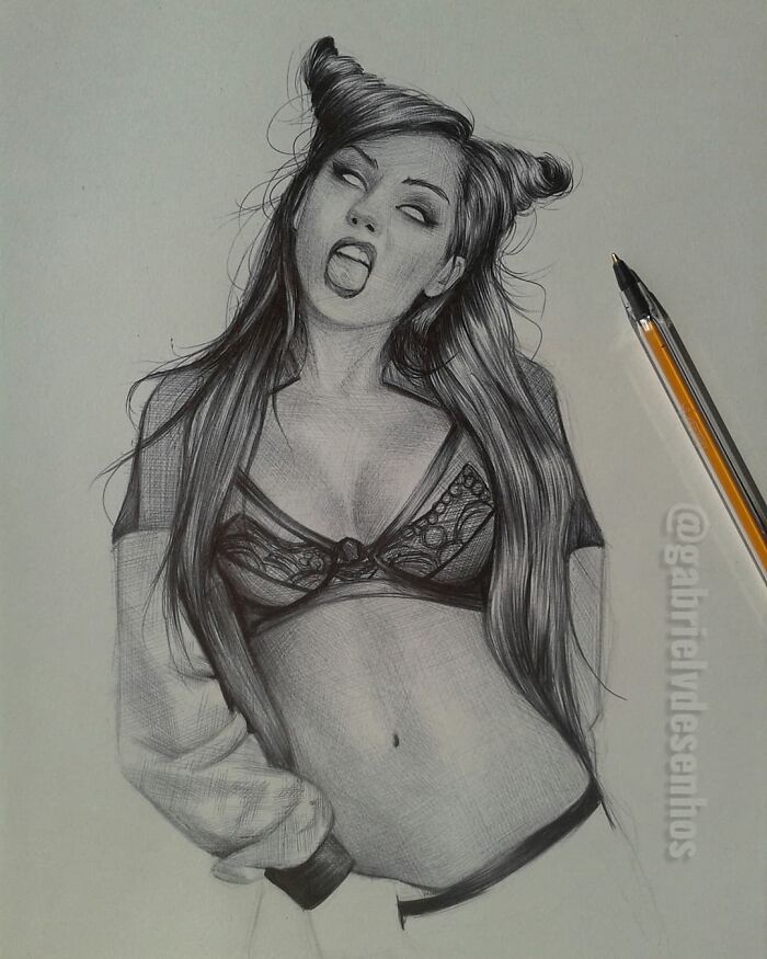 40 Times Gabriel Vinícius Proved A Simple Pen Can Create Stunningly Realistic Art
