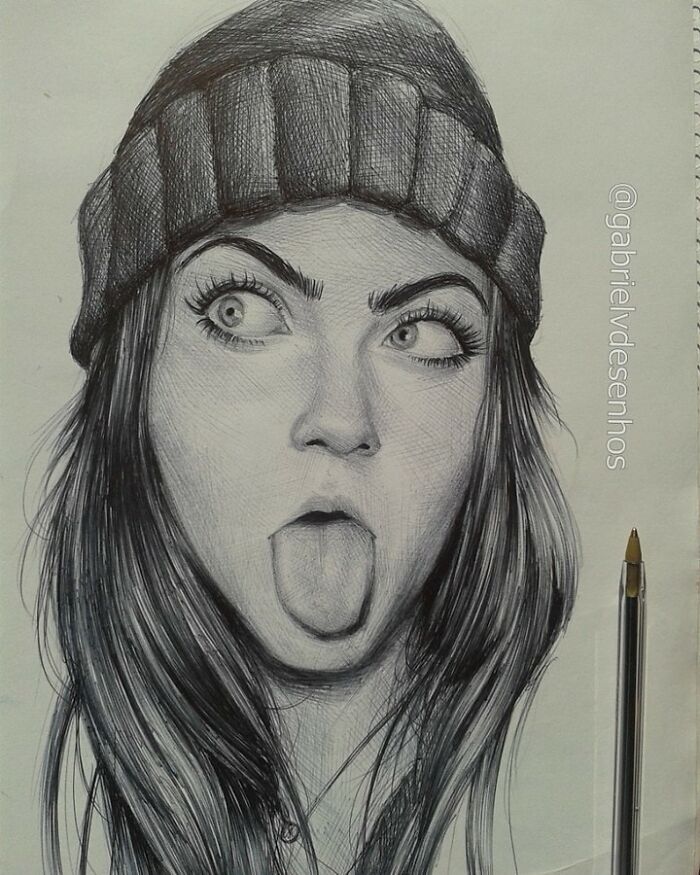 40 Times Gabriel Vinícius Proved A Simple Pen Can Create Stunningly Realistic Art