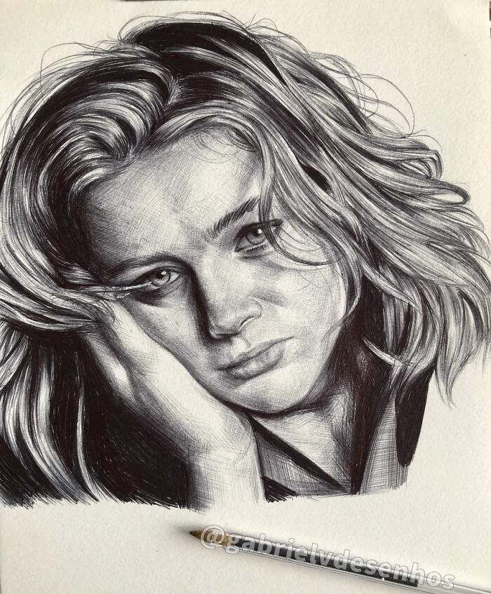 40 Times Gabriel Vinícius Proved A Simple Pen Can Create Stunningly Realistic Art
