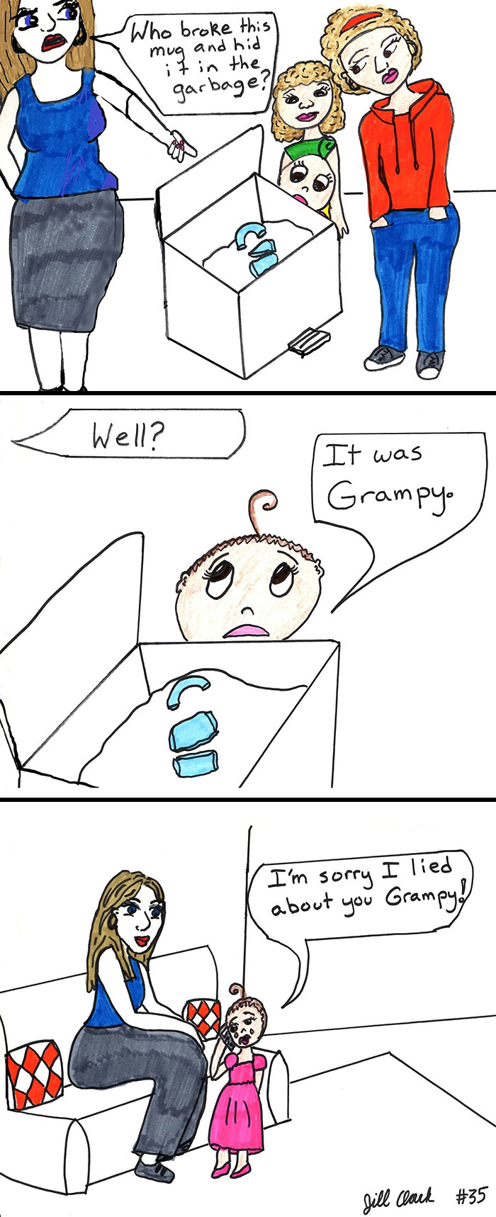 Parenting In A Nutshell: 29 Funny And Honest Comics By Jill Clark