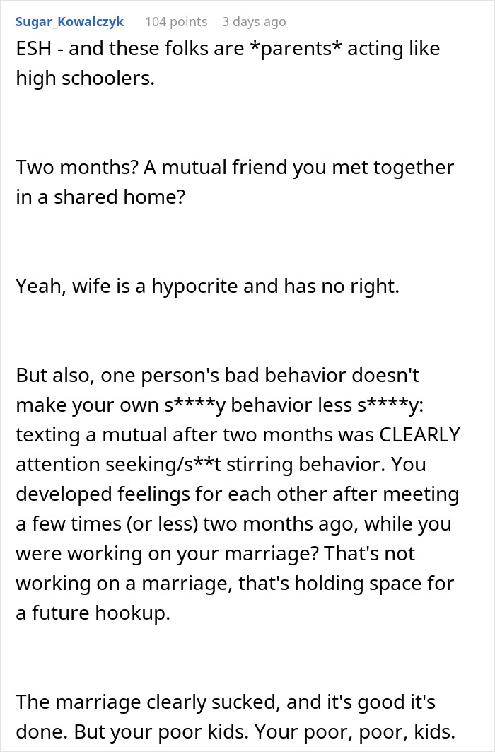 Wife Cheats And Starts A New Life With Lover, Still Calls Husband A Bad Guy For Dating Again