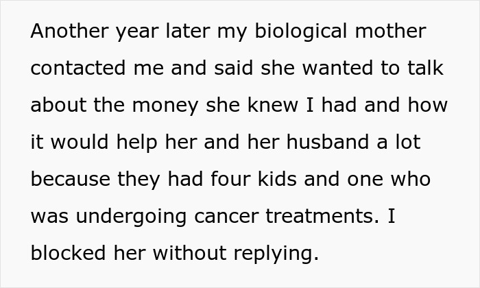 Bio Mom Abandons 4YO Son, Has The Audacity To Beg For Financial Support From Him Years Later