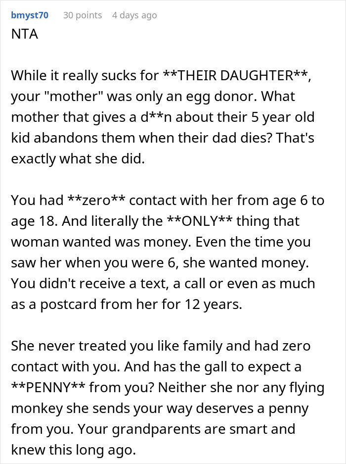 Bio Mom Abandons 4YO Son, Has The Audacity To Beg For Financial Support From Him Years Later