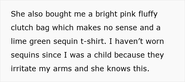 Eccentric Mom Gifts Minimalist Daughter Flashy Gifts, Mad When She Confesses She Hates Them All