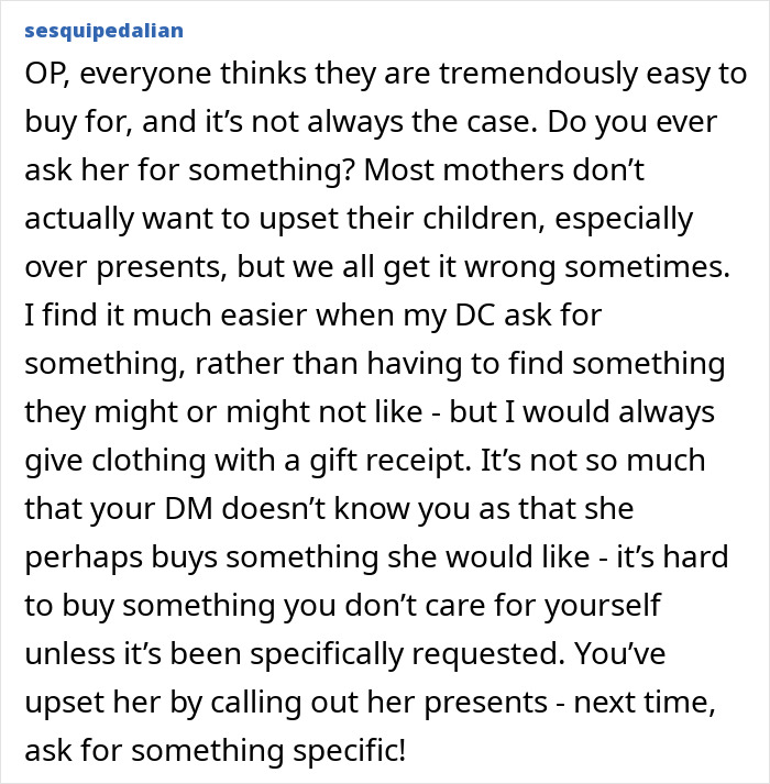 Eccentric Mom Gifts Minimalist Daughter Flashy Gifts, Mad When She Confesses She Hates Them All