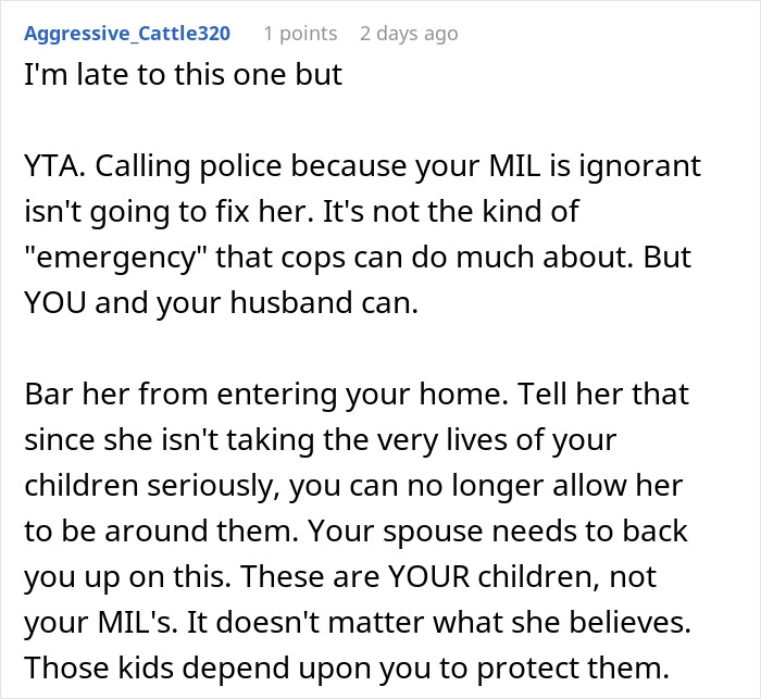 Monster-In-Law Puts DIL’s Life In Danger, Gets Escorted Out By Cops And Banned From Their Home