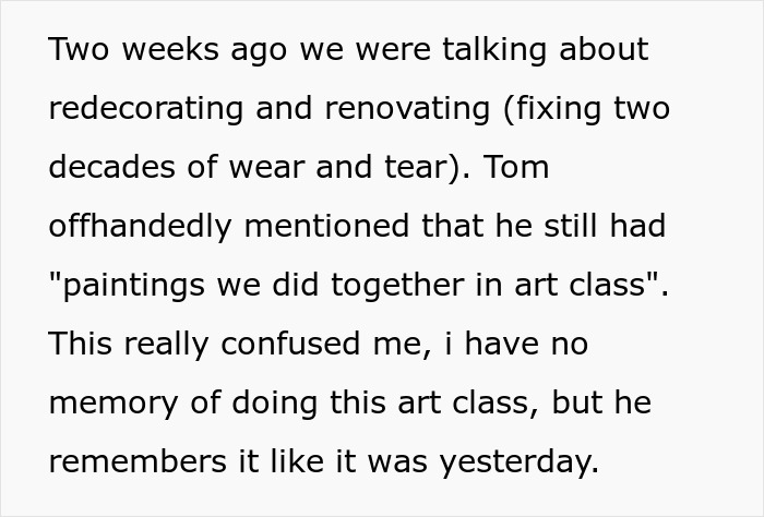 &#8220;He Thinks I&#8217;m Lying&#8221;: Guy Is Convinced He Took An Art Class With GF, She Has No Memory Of It