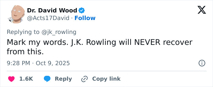 J.K. Rowling Brutally Mocks Harry Potter Event Organizers Over Apology To Transgender Community