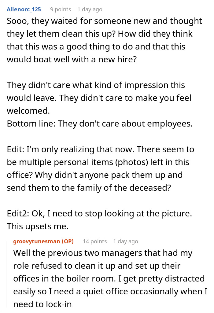 Office Remains Sealed After Worker Passes Away, New Employee Gets The Cleaning Honors After 7 Years