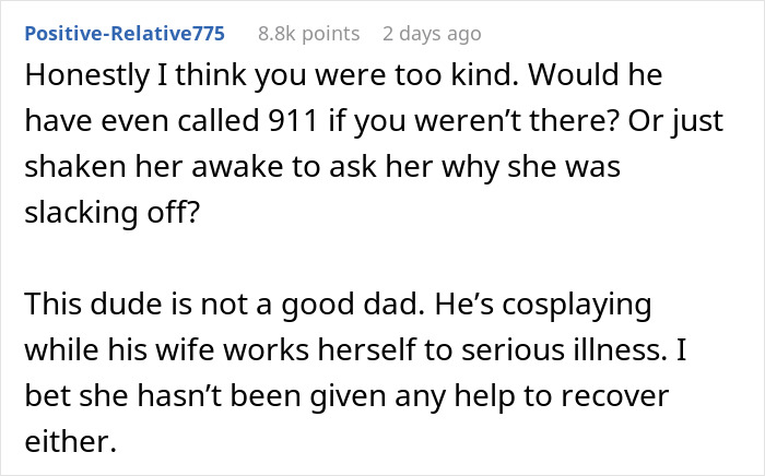 Man Has A Million Questions For Barely Conscious Wife Instead Of Managing Her Medical Emergency