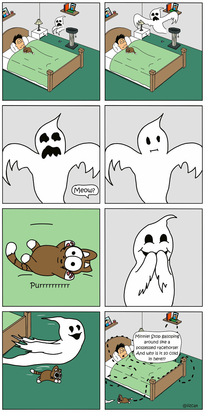 20 Funny New Comics By Nick Filippou That Nail Life With A Cat
