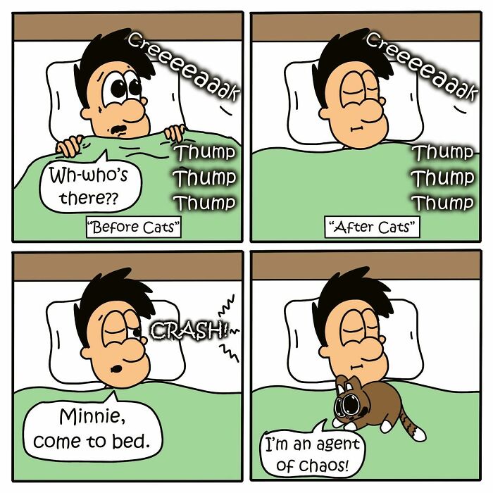 20 Funny New Comics By Nick Filippou That Nail Life With A Cat