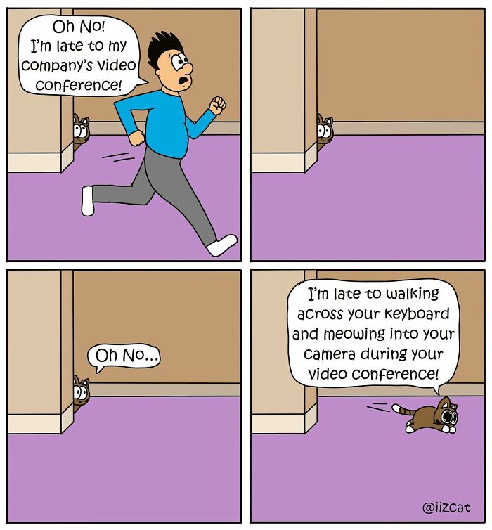 20 Funny New Comics By Nick Filippou That Nail Life With A Cat