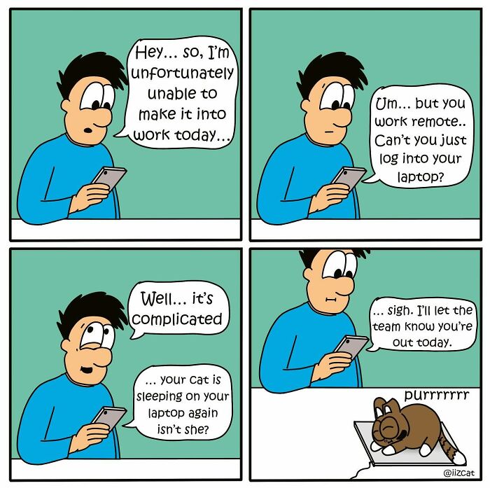 20 Funny New Comics By Nick Filippou That Nail Life With A Cat