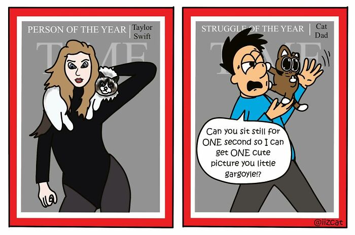 20 Funny New Comics By Nick Filippou That Nail Life With A Cat