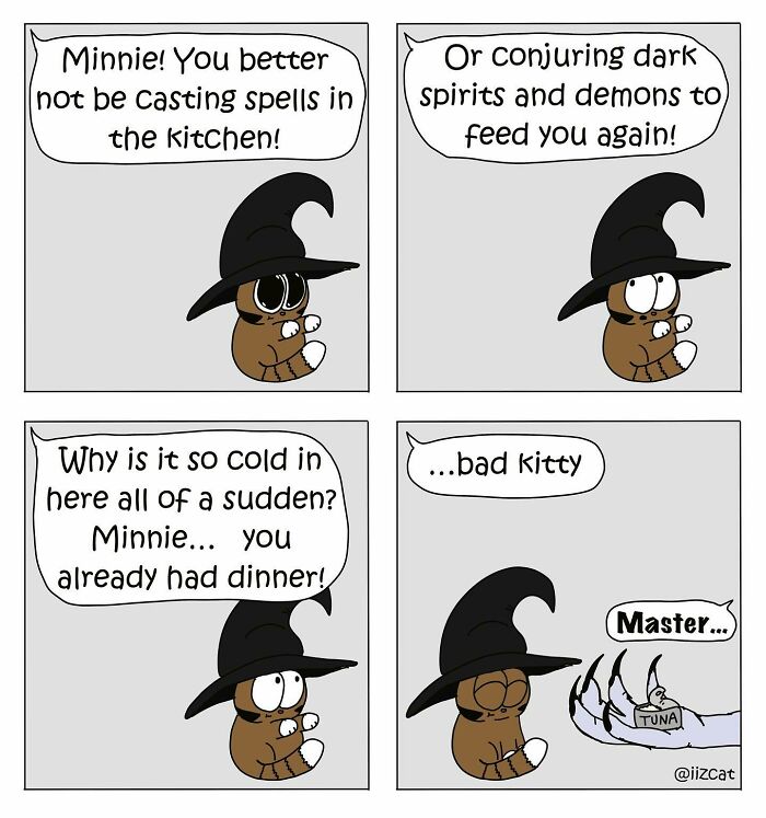 20 Funny New Comics By Nick Filippou That Nail Life With A Cat