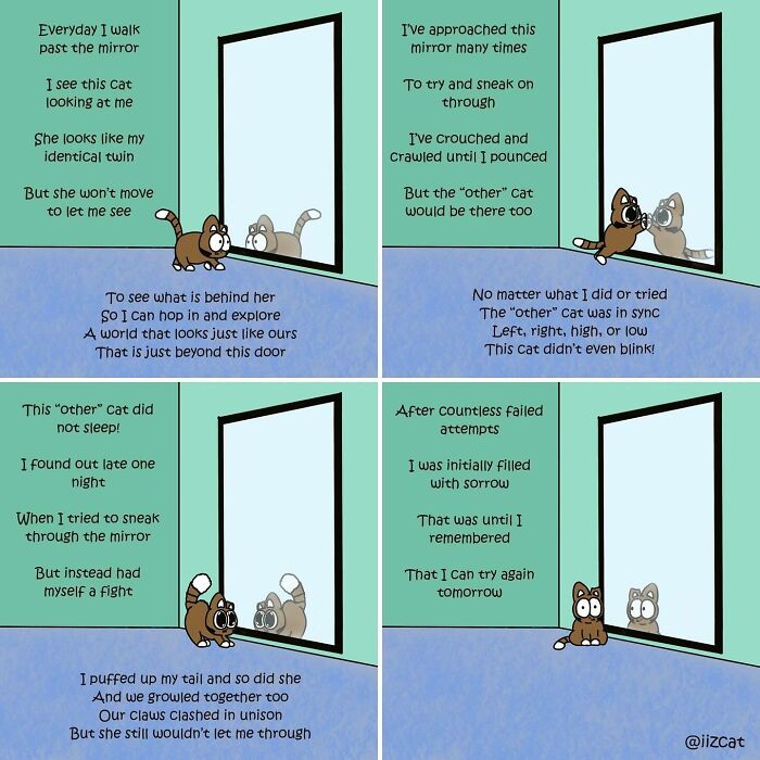 20 Funny New Comics By Nick Filippou That Nail Life With A Cat