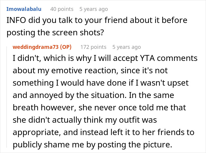 Woman Claps Back When She Gets Shamed For Her Wedding Guest Attire, Airs Out Chat Screenshots