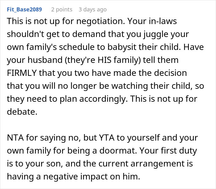 Woman Wants To Quit Babysitting For In-Laws, It Turns Out To Be Harder Than Expected