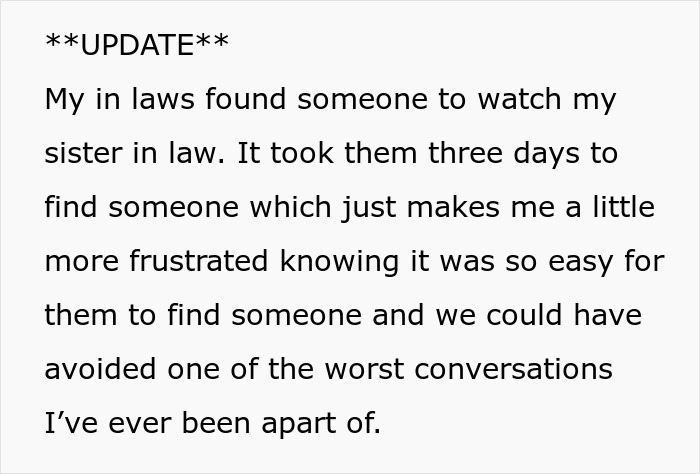 Woman Wants To Quit Babysitting For In-Laws, It Turns Out To Be Harder Than Expected