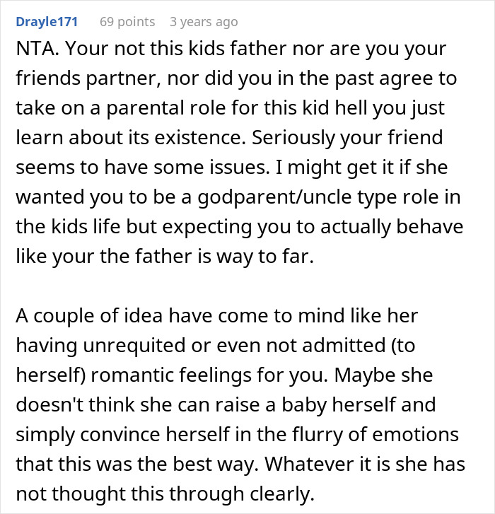 Pregnant Woman Is Shocked Her Friend Refuses To Raise Her Baby Like His Own