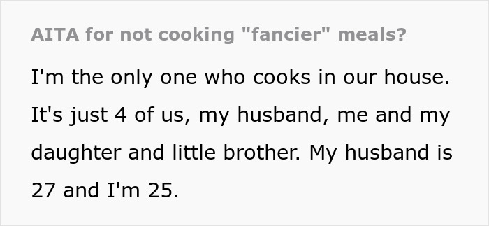 Husband Yells At Wife For Cooking The Same Thing After He Didn’t Let Her Buy Different Ingredients