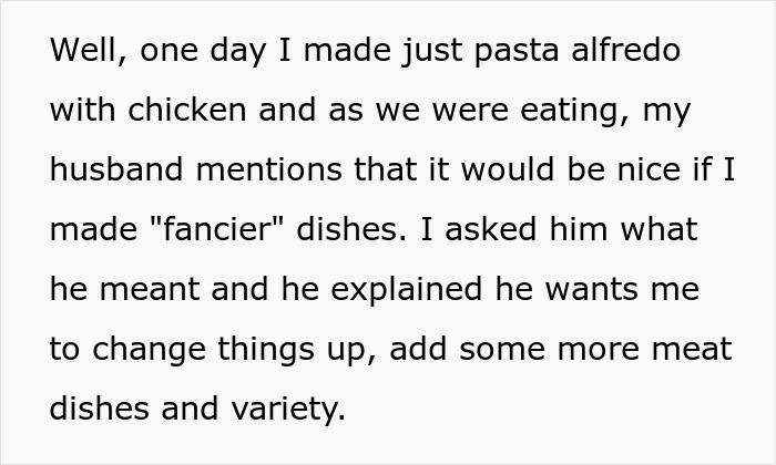 Husband Yells At Wife For Cooking The Same Thing After He Didn’t Let Her Buy Different Ingredients
