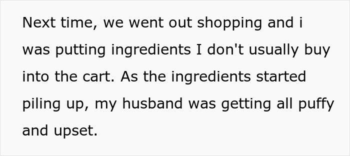 Husband Yells At Wife For Cooking The Same Thing After He Didn’t Let Her Buy Different Ingredients