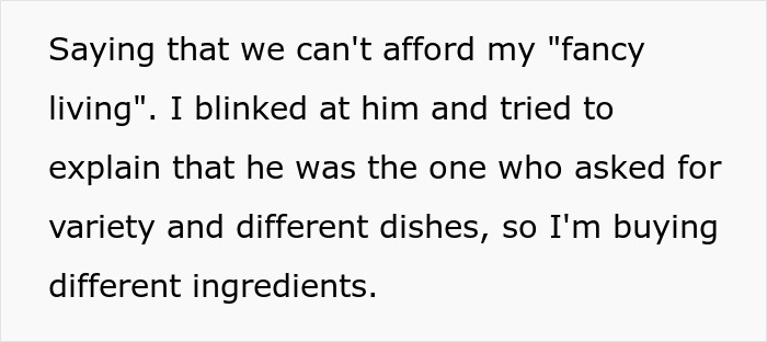 Husband Yells At Wife For Cooking The Same Thing After He Didn’t Let Her Buy Different Ingredients