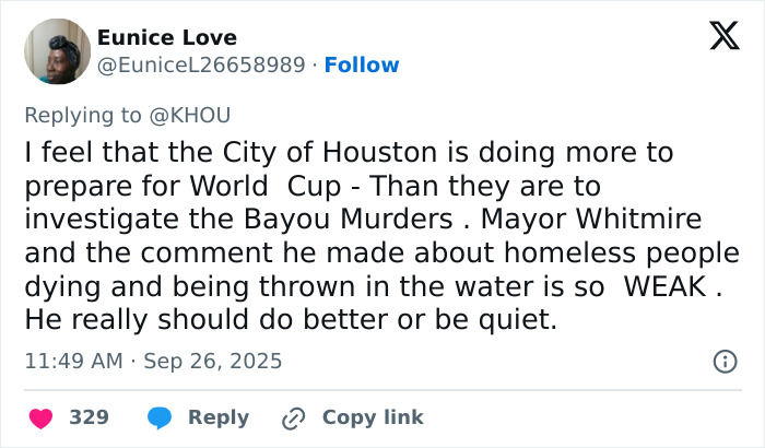 “Something Is Afoot”: Fears Of Serial Criminal Rise As 16th Body Found In Houston, Mayor Issues Update