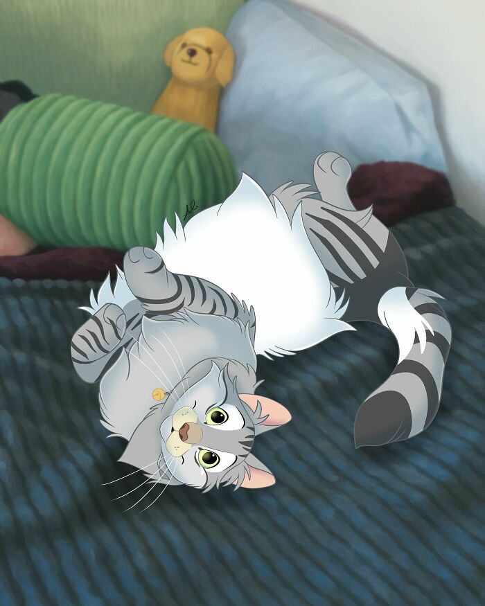 25 Adorable Disney-Style Pet Portraits That Might Melt Your Heart (New Pics)