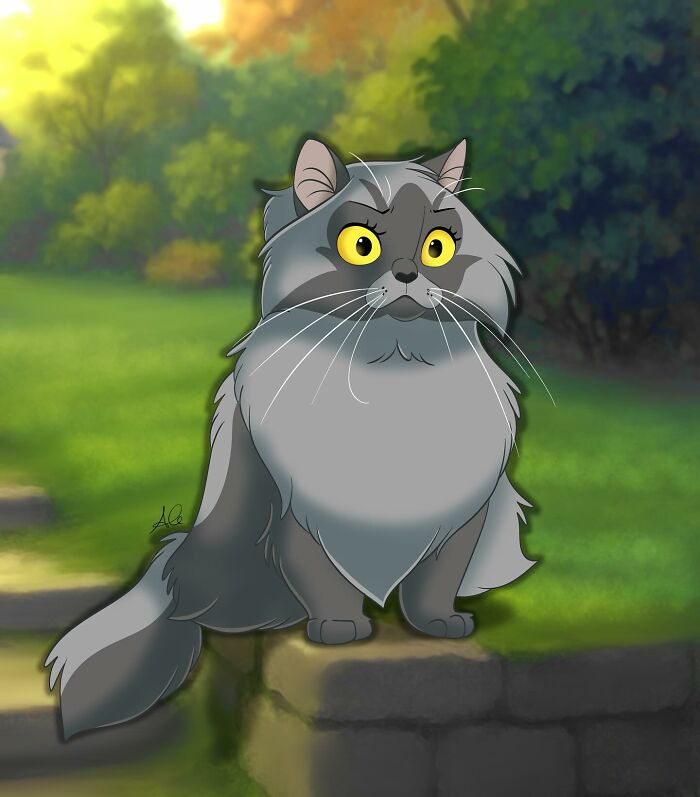 25 Adorable Disney-Style Pet Portraits That Might Melt Your Heart (New Pics)
