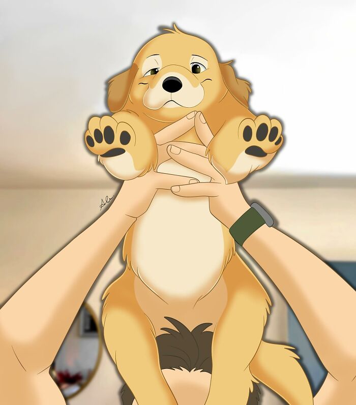 25 Adorable Disney-Style Pet Portraits That Might Melt Your Heart (New Pics)