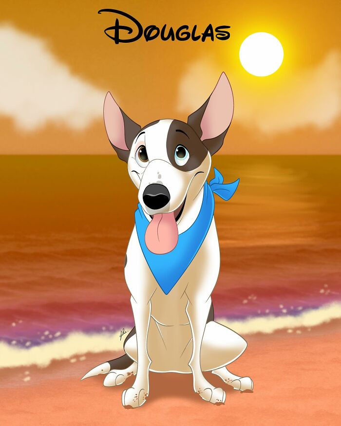 25 Adorable Disney-Style Pet Portraits That Might Melt Your Heart (New Pics)