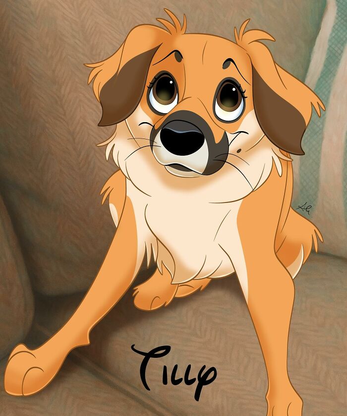 25 Adorable Disney-Style Pet Portraits That Might Melt Your Heart (New Pics)
