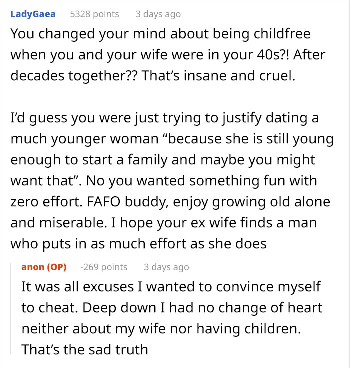 “Sick Of Myself”: Man Leaves Wife For A Younger Woman, Wakes Up To The Brutal Truth He Got Himself Into