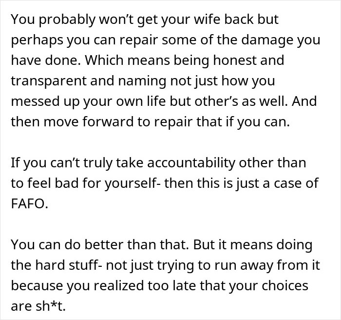 “Sick Of Myself”: Man Leaves Wife For A Younger Woman, Wakes Up To The Brutal Truth He Got Himself Into