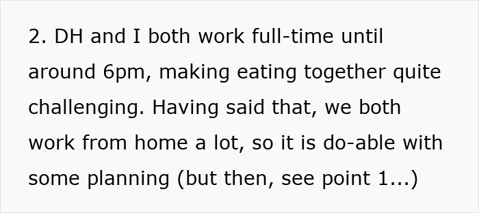Mom Feels She&#8217;s &#8220;Fighting A Losing Battle” As Her Wish To Eat Together With Fam Faces Many Hurdles