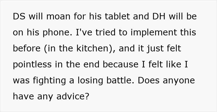 Mom Feels She&#8217;s &#8220;Fighting A Losing Battle” As Her Wish To Eat Together With Fam Faces Many Hurdles