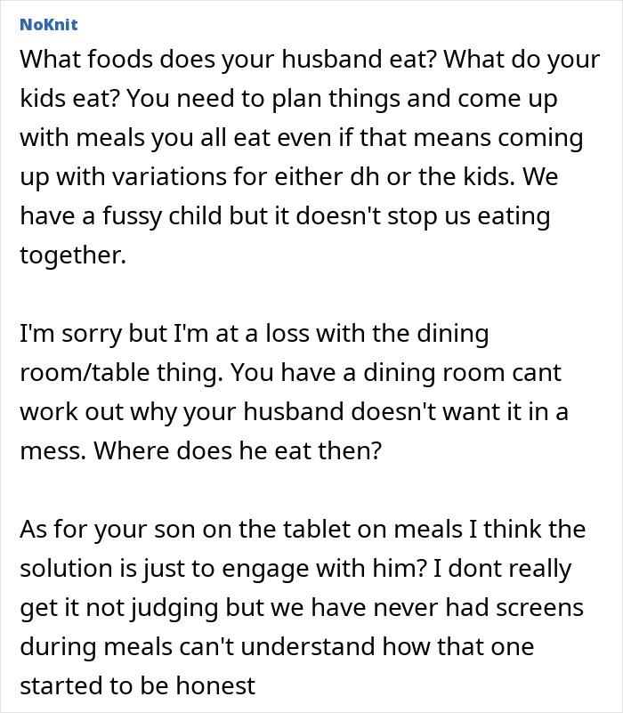 Mom Feels She&#8217;s &#8220;Fighting A Losing Battle” As Her Wish To Eat Together With Fam Faces Many Hurdles