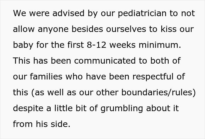 Woman Kisses Her Own Baby In Front Of MIL, Tells Her To Stop Because She’s Not Allowed To