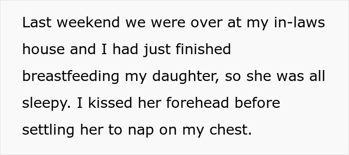Woman Kisses Her Own Baby In Front Of MIL, Tells Her To Stop Because She’s Not Allowed To
