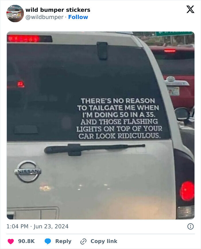79 Drivers Share The Funniest Bumper Stickers They&#8217;ve Spotted On The Road (New Pics)
