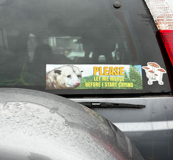 79 Drivers Share The Funniest Bumper Stickers They&#8217;ve Spotted On The Road (New Pics)