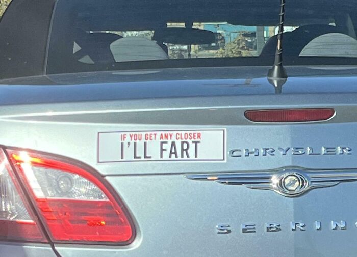 79 Drivers Share The Funniest Bumper Stickers They&#8217;ve Spotted On The Road (New Pics)